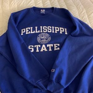 Oversized champion crewneck sweatshirt